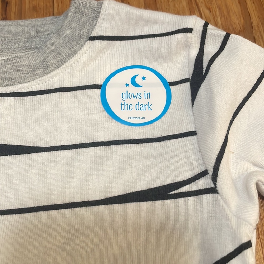 Carters Glow In The Dark Mummy Pajamas - Picture 3 of 10